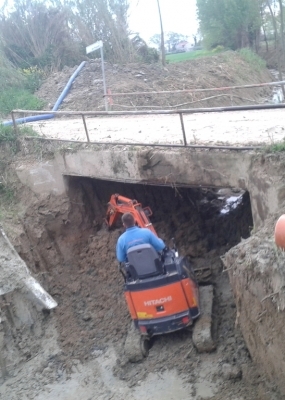 Pulizia corsi d'acqua